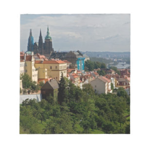 Blick auf den Veitsdom, Prag, Tschechien Notizblock