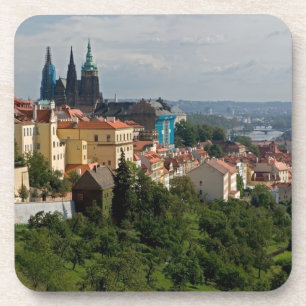 Blick auf den Veitsdom, Prag, Tschechien Untersetzer