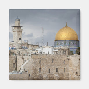 Blick auf den Western Wall Plaza, späten Nachmitt Magnet