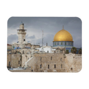 Blick auf den Western Wall Plaza, späten Nachmitt Magnet