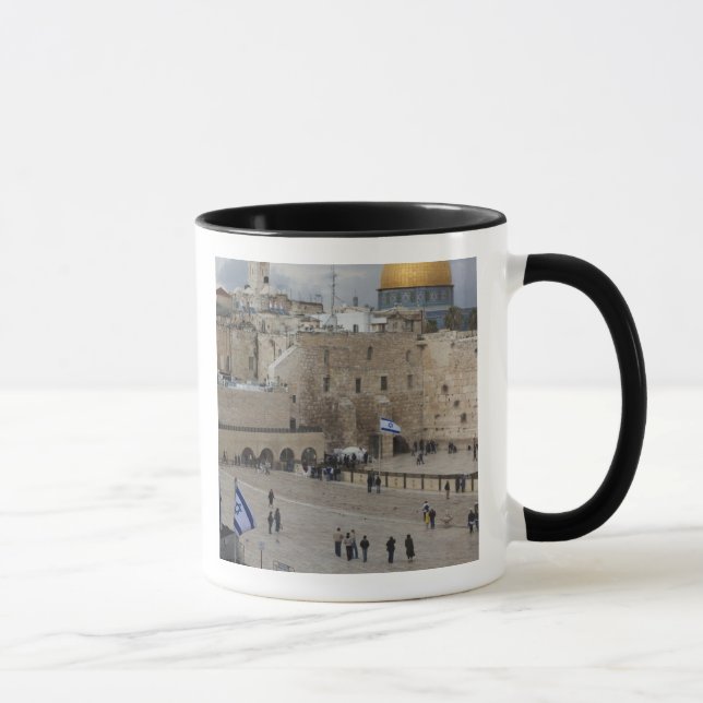 Blick auf den Western Wall Plaza, späten Nachmitta Tasse (Rechts)