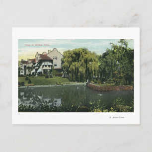 Blick auf den Wildteich Postkarte
