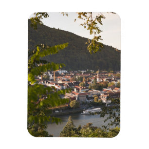 Blick auf die Altstadt von Heidelberg Magnet
