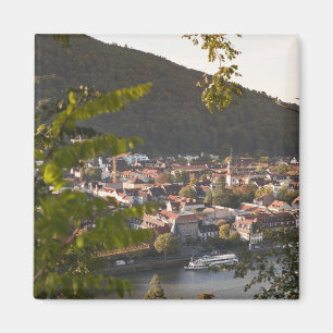 Blick auf die Altstadt von Heidelberg Magnet