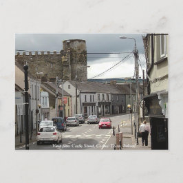 Blick auf die Burg von Castle Street, Carlow Postkarte