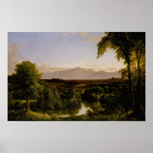 Blick auf die Catskill—Früher Herbst Poster