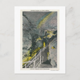 Blick auf die chinesische Pagode im Titantempel Postkarte