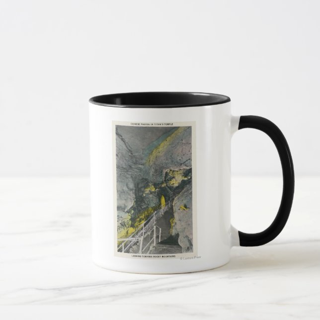Blick auf die chinesische Pagode im Titantempel Tasse (Rechts)
