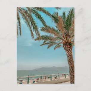 Blick auf die Französische Riviera in Cannes Frank Postkarte