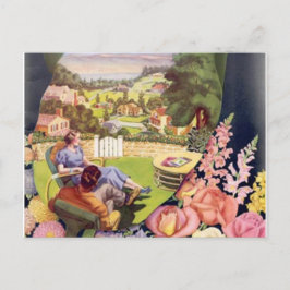 Blick auf die Halbinsel Postkarte