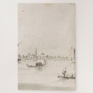 Blick auf die Insel Burano in Venetien