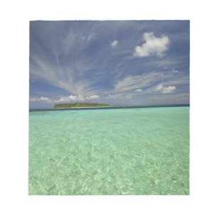 Blick auf die Insel Funadoo von Funadovilligilli 2 Notizblock