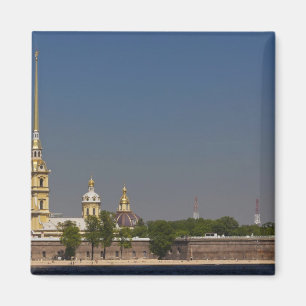 Blick auf die Kathedrale der Heiligen Peter und Pa Magnet