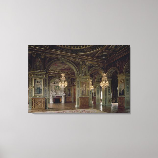 Blick auf die Kunstgalerie nach 1871 Leinwanddruck (Vorderseite)