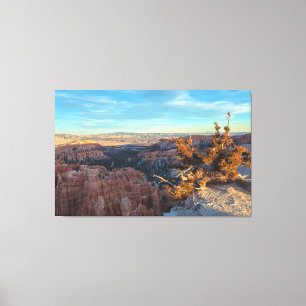 Blick auf die Landschaft des Bryce Canyon Leinwanddruck