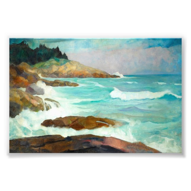 Blick auf die Maine Coast von Newell Convers Wyeth Fotodruck (Vorne)