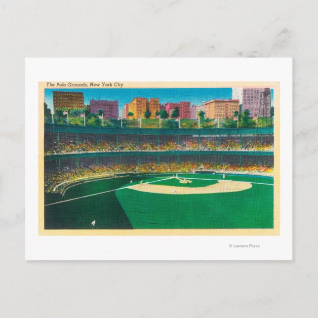 Blick auf die Polo GroundsNew York, NY Postkarte (Vorderseite)