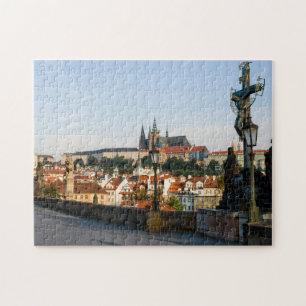 Blick auf die Prager Burg von der Karlsbrücke, Tsc