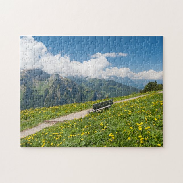 Blick auf die Schweizer Alpen (Horizontal)