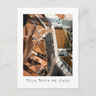 Blick auf die Straßen von Vila Nova de Gaia Postkarte