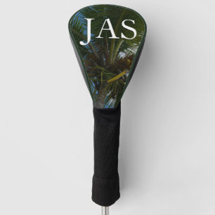 Blick auf die tropische Natur der Kokospalme Golf Headcover