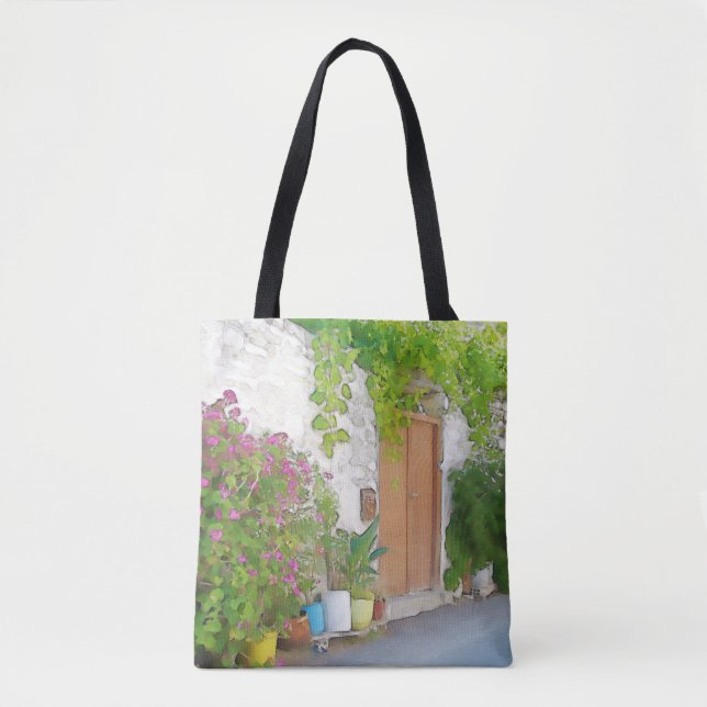 Blick auf die Wasserfarben Tasche (Vorderseite)
