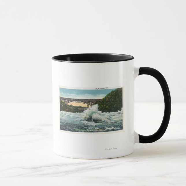 Blick auf die Whirlpool Rapids Bridge und den Whir Tasse (Rechts)