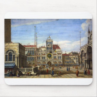 Blick auf die Ye Große Uhr Am Markusplatz bei Ve Mousepad