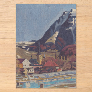 Blick auf Dolný Kubín von Arnold Peter Weisz Acryleinladungen