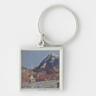 Blick auf Dolný Kubín von Arnold Peter Weisz Schlüsselanhänger