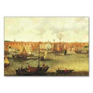 Blick auf Dordrecht von Norden von Adam Willaerts Tischnummer