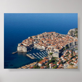 Blick auf Dubrovnik Poster