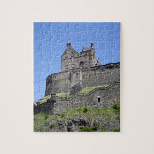 Blick auf Edinburgh Castle, Edinburgh, Schottland,