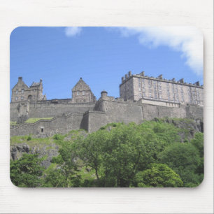 Blick auf Edinburgh Castle, Edinburgh, Schottland, Mousepad
