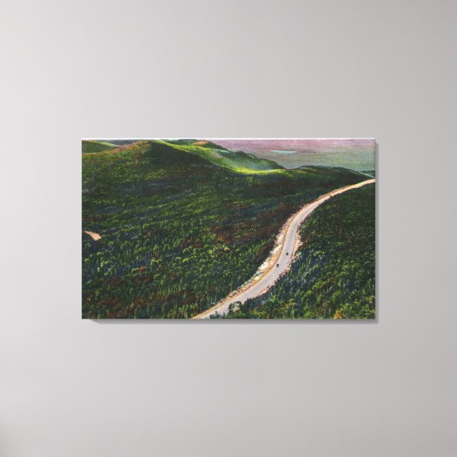 Blick auf eine Steile Stufe auf Gedenkstätte Leinwanddruck (Vorderseite)