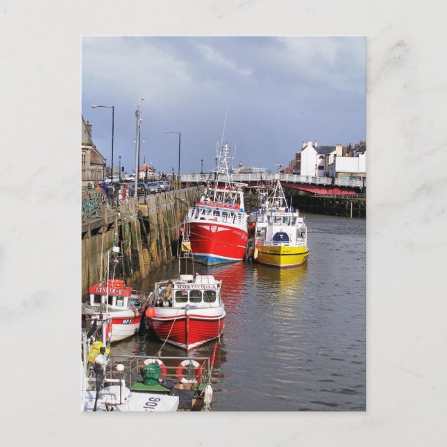 BLICK AUF ENGLAND POSTKARTE (Vorderseite)