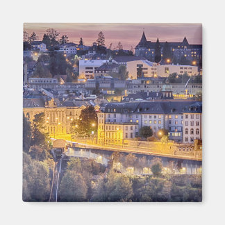 Blick auf Freiburg im frühen Abend Magnet