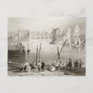 Blick auf Galway vom Claddagh Postkarte
