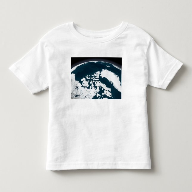 Blick auf Grönland und den Arktischen Ozean Kleinkind T-shirt (Vorderseite)