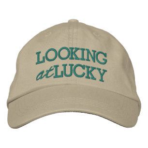 Blick auf Lucky Bestickte Baseballkappe