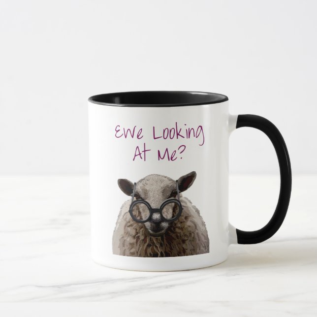 Blick auf Me DeNiro Sheep 2 Tasse (Rechts)