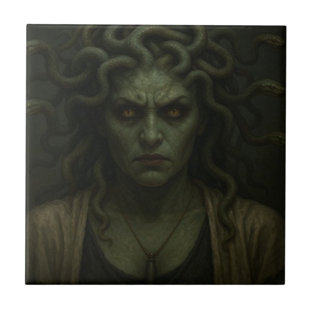 Blick auf Medusa Fliese (Vorderseite)
