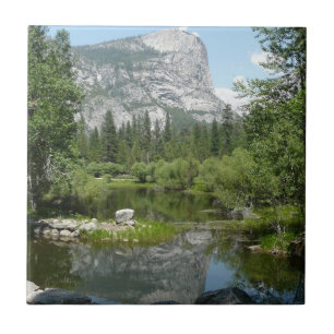 Blick auf Mirror Lake im Yosemite National Park Fliese