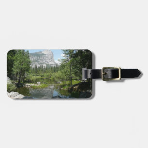 Blick auf Mirror Lake im Yosemite National Park Gepäckanhänger