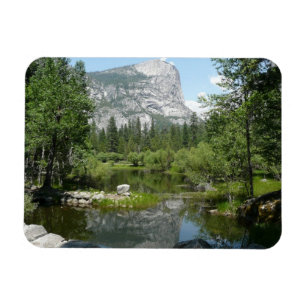 Blick auf Mirror Lake im Yosemite National Park Magnet