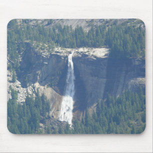 Blick auf Nevada Falls von Glacier Point, CA Mousepad