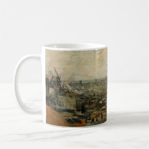 Blick auf Paris vom Montmartre von Vincent van Gog Kaffeetasse