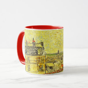 Blick auf Paris von Vincents Zimmer von Vincent va Tasse