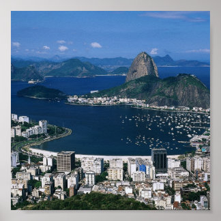 Blick auf Rio Poster
