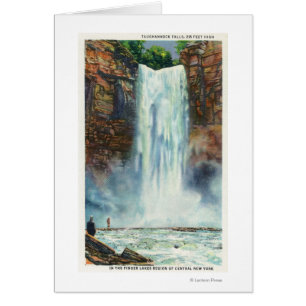 Blick auf Taughannockfälle von unten